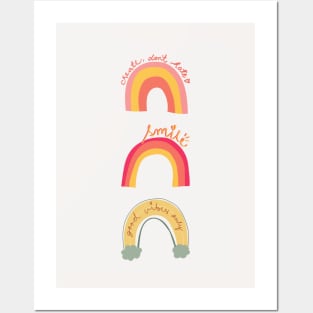 Rainbows: Positive Affirmations Posters and Art